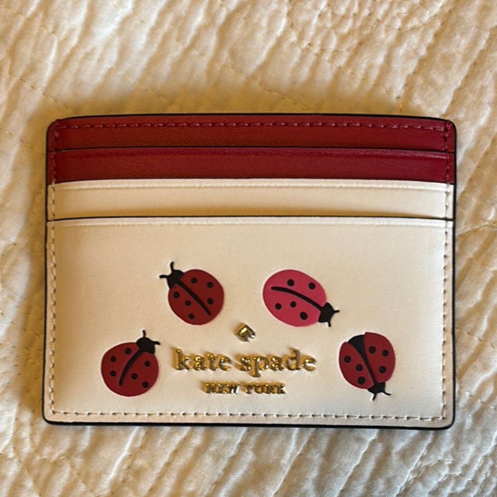 Kate Spade Ladybug Card Holder